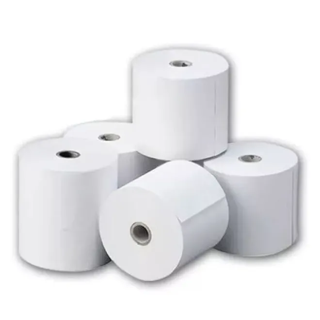 Pack De 10 Rollos De Papel Termico De 80x80mm Libre De Bisfenol A