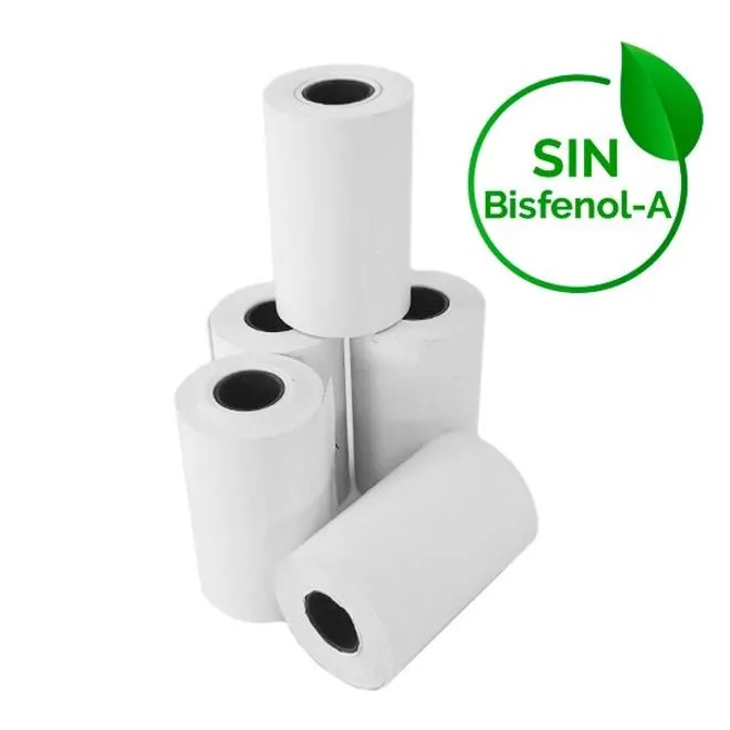 Pack de 10 rollos papel térmico de 57x35mm