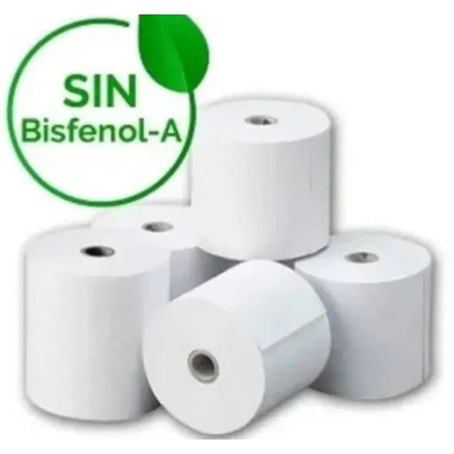 Pack 10 Rollos Papel Térmico 57mmx35mm - 57X35 10U BPA