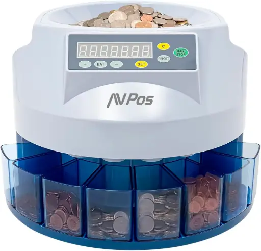 Contador/clasificador de monedas AVPos CCM6