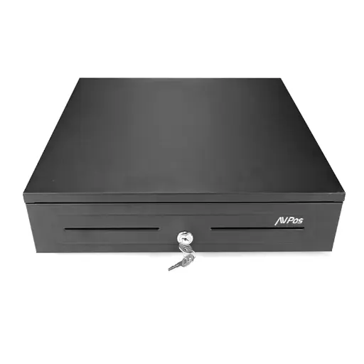 CAJON PORTAMONEDAS AVPOS U290 41CM ACERO ALTA RESISTENCIA BANDEJA EXTRAIBLE